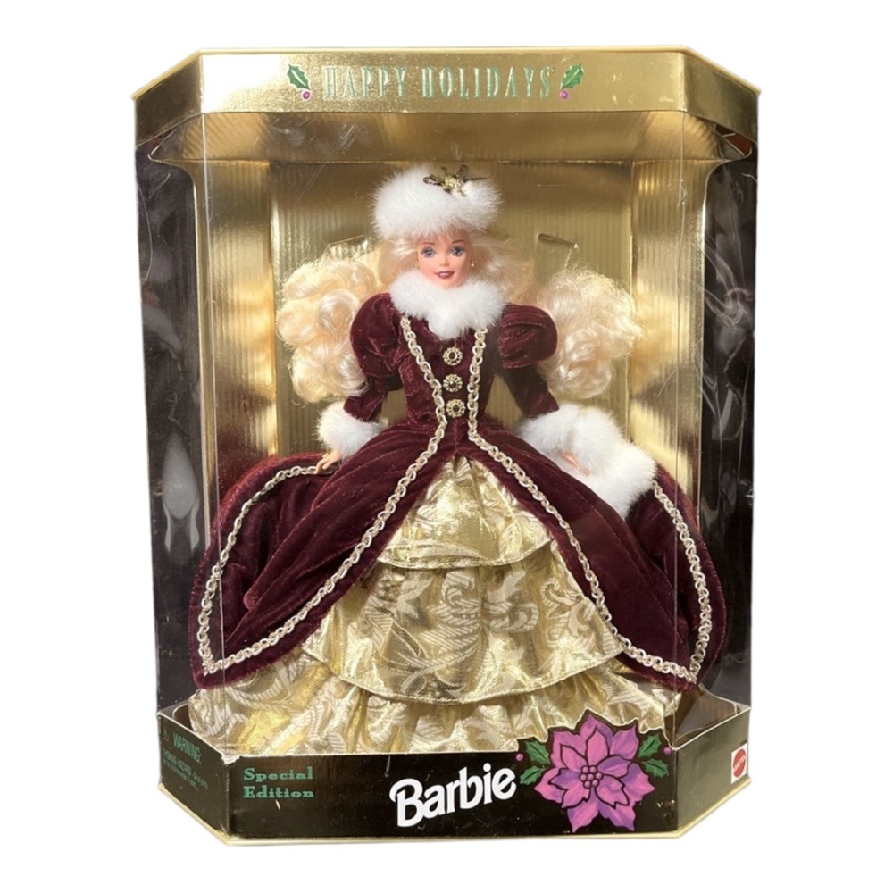 Rare vintage Collectible 1996 Holiday Barbie - Picture 1 of 3
